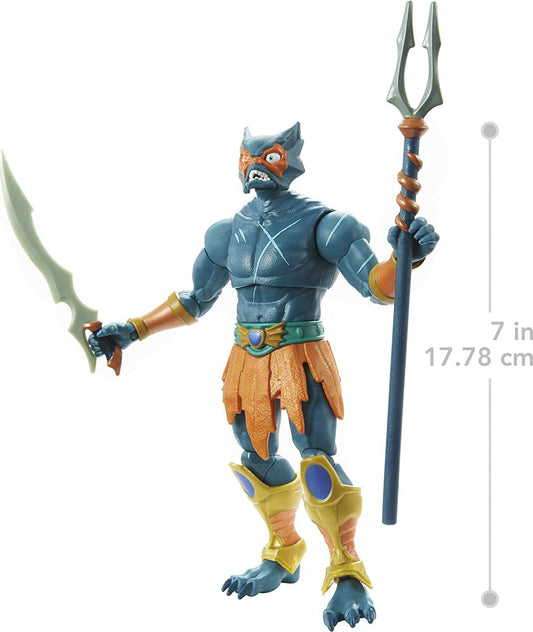 Masters of the Universe - Figura de acción Masterverse Revelation Mer-Man de 7 pulgadas MOTU