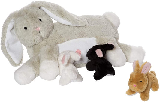 Manhattan - Peluche Nola Coelha amamantando a sus 3 conejitos