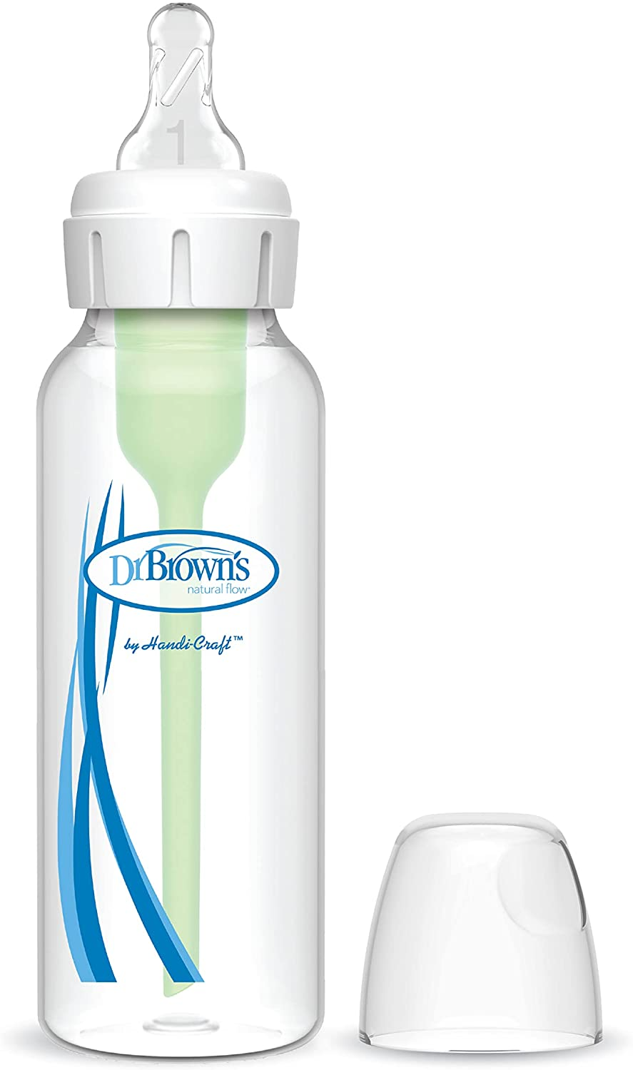 Dr. Brown’s Natural Flow® Options+™ Mamadeira Estreita, 250 ml, 1 embalagem