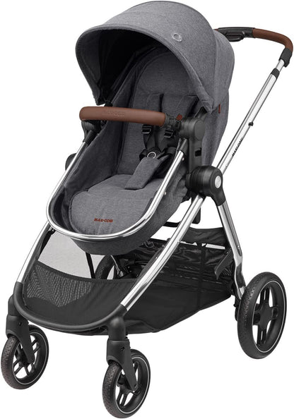 carrinho maxi cosi adorra Maxi-Cosi Zelia Luxe Carrinho de passeio 2 em 1, assento reversível