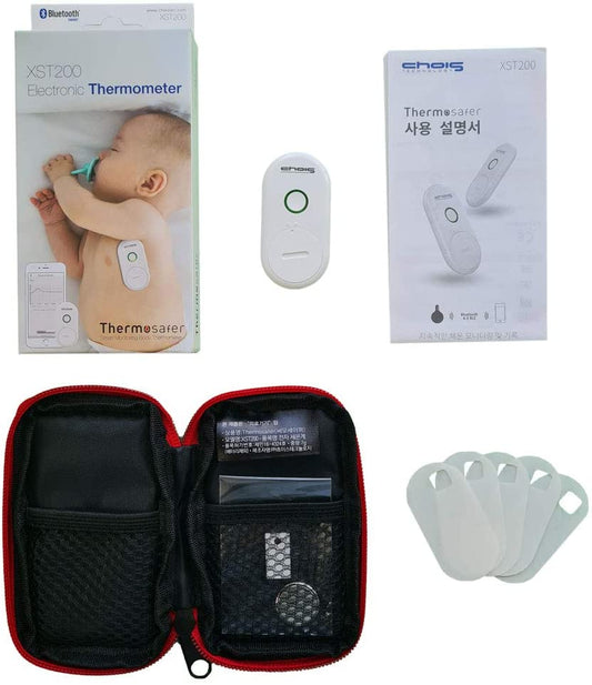 Termómetro inteligente Thermosafer con alerta de fiebre y monitoreo continuo