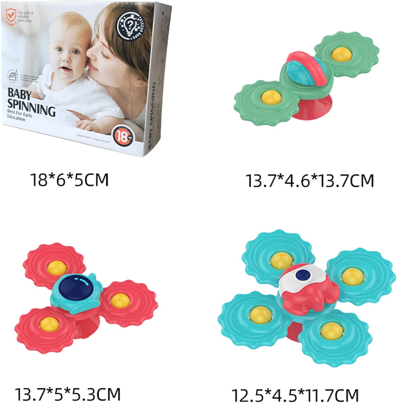 Bebamour - Ficção Astronáutica com Suporte de Sucção Roda Giratória 3+
