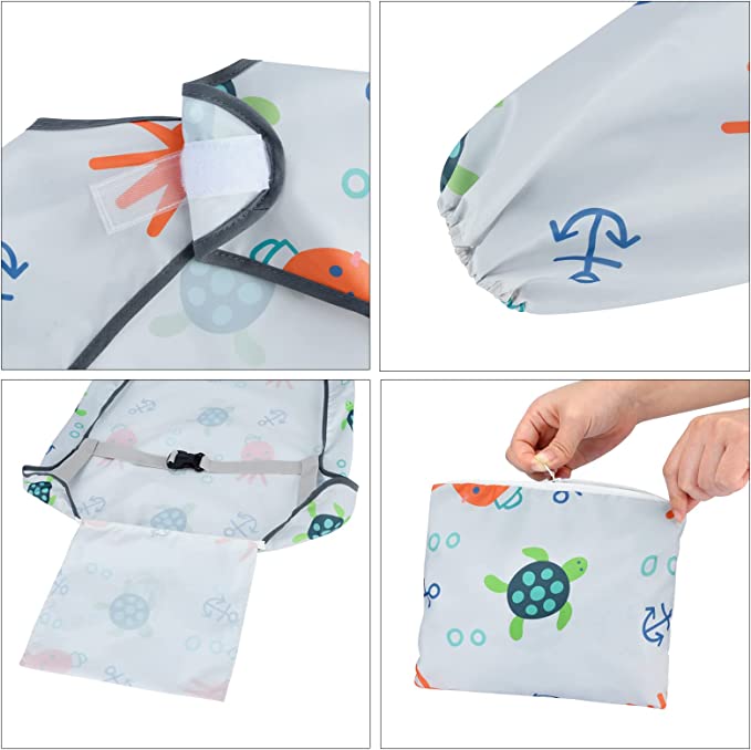 Bebamour - Macacão de Alimentação com Mangas 6+ - Polvo