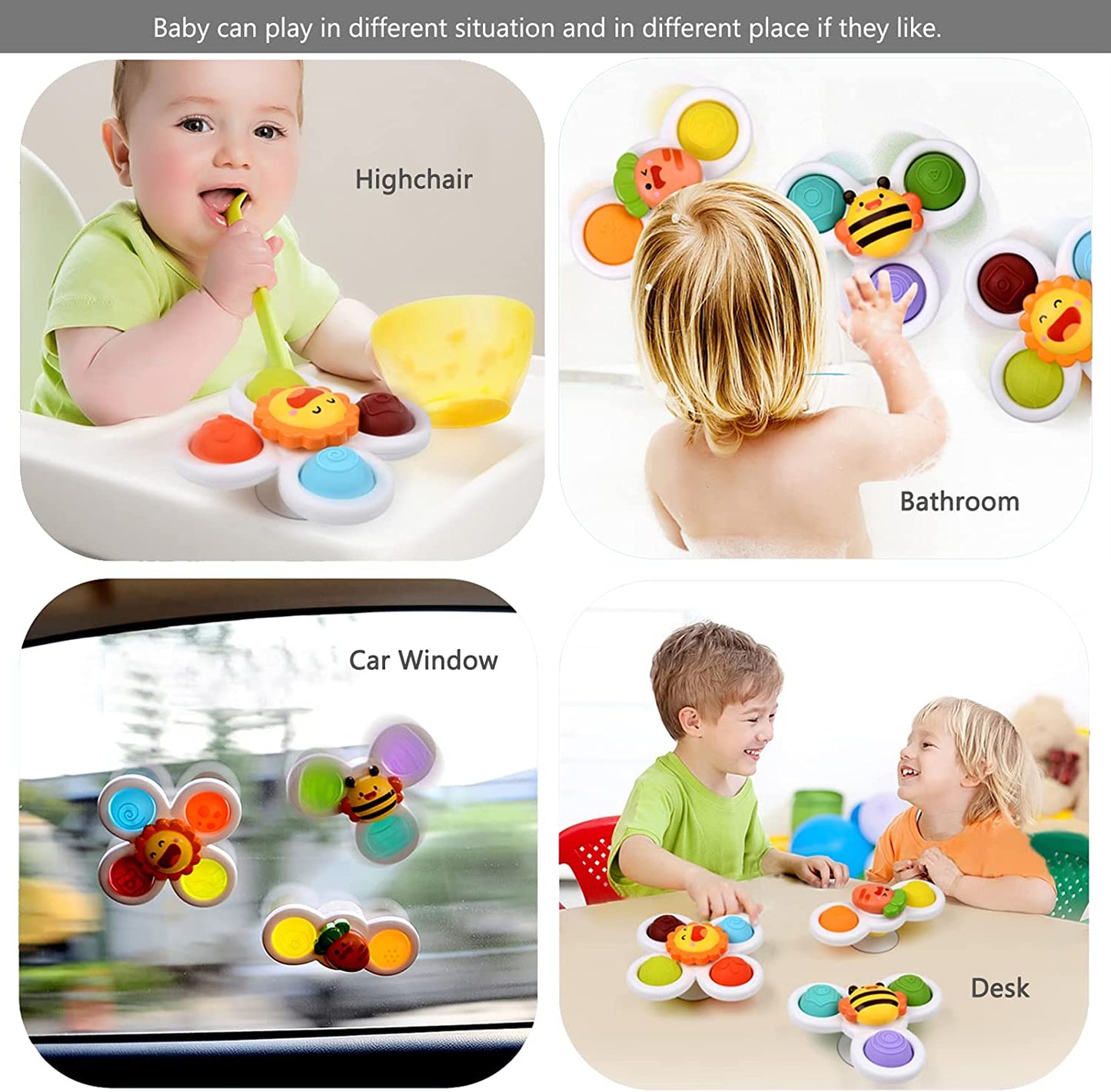 Bebamour - Ficção Astronáutica com Suporte de Sucção Roda Giratória 3+