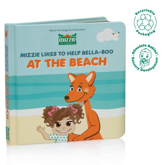 Mizzie - Libro para bebés, tocar y sentir - En la playa