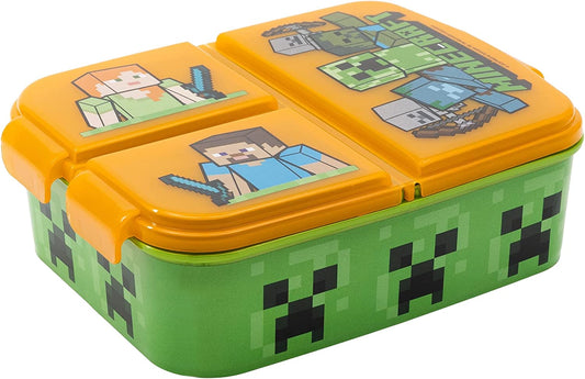 Stor vários compartimentos de sanduíche com Caixa Minecraft
