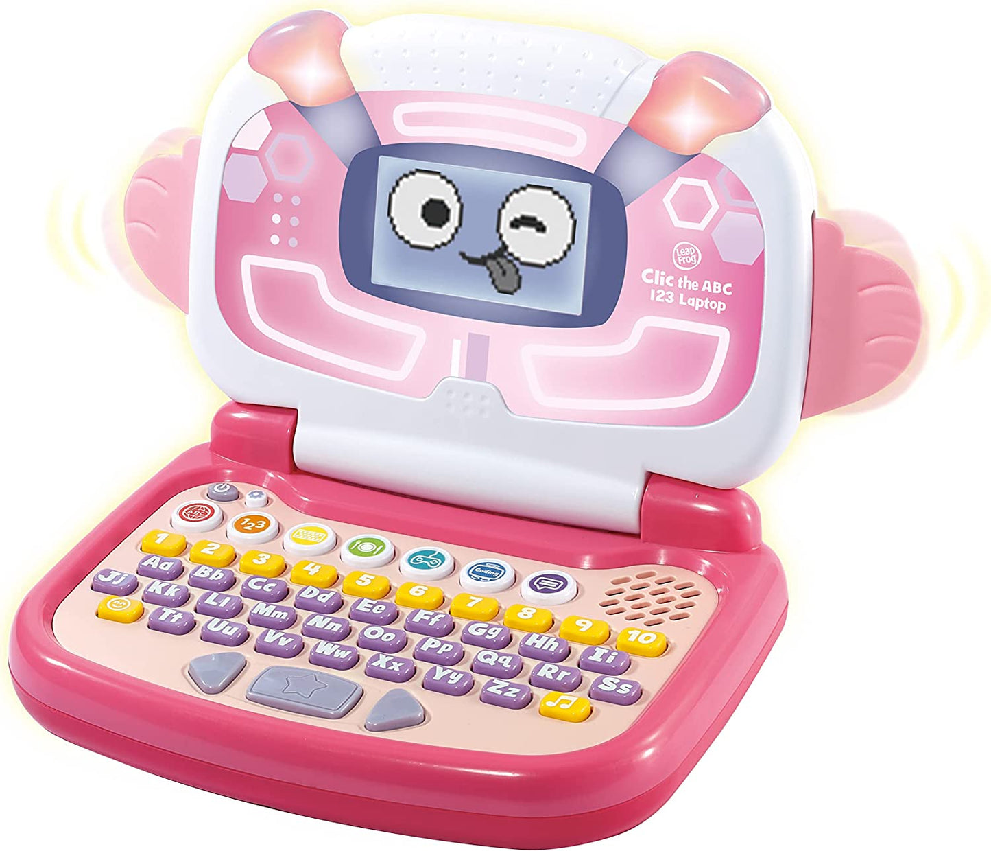 Leapfrog - Laptop ABC 123 com Letras e Números 3+ - Rosa