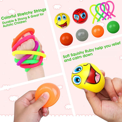 Sensory Fidget - Conjunto de brinquedos sensoriais para crianças, adultos, alívio do estresse