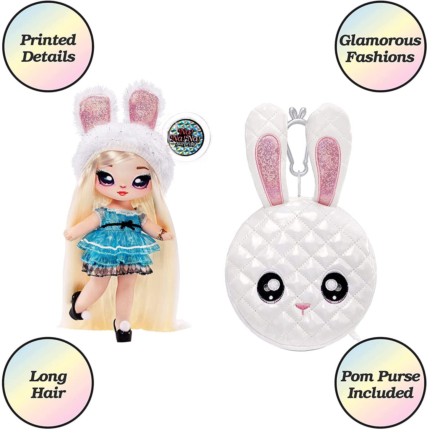 Na! Na! Na! Surpresa 2 em 1 Pom Doll Glam Série 1 - Alice Hops