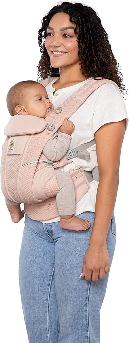 Ergobaby - Omni Breeze Carrier Porta-Bebês SoftFlex 20kg+ - 4 posições - Pink Quartz