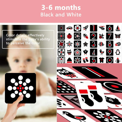 Teytoy - Cartões Sensoriais para Bebês de Contraste - 0 a 12 meses