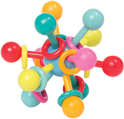 Manhattan - Toy Atom Rattle & Teether Grasping Activity Baby
