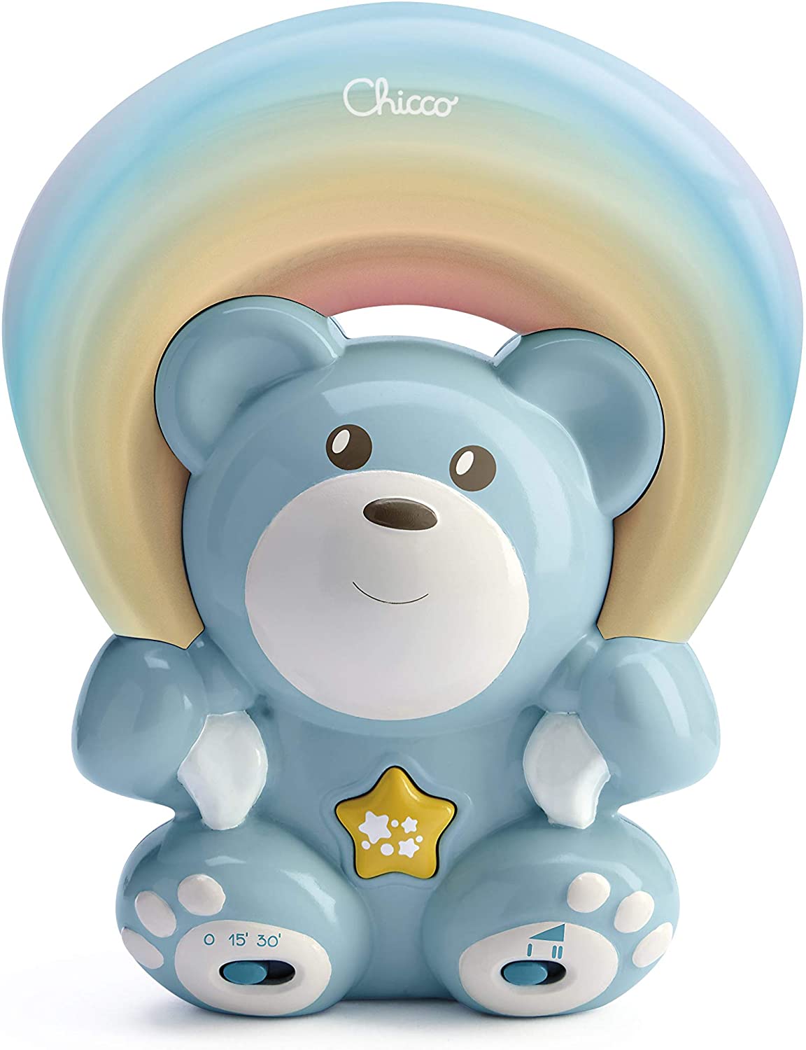 Chicco - Projetor de urso arco-íris azul