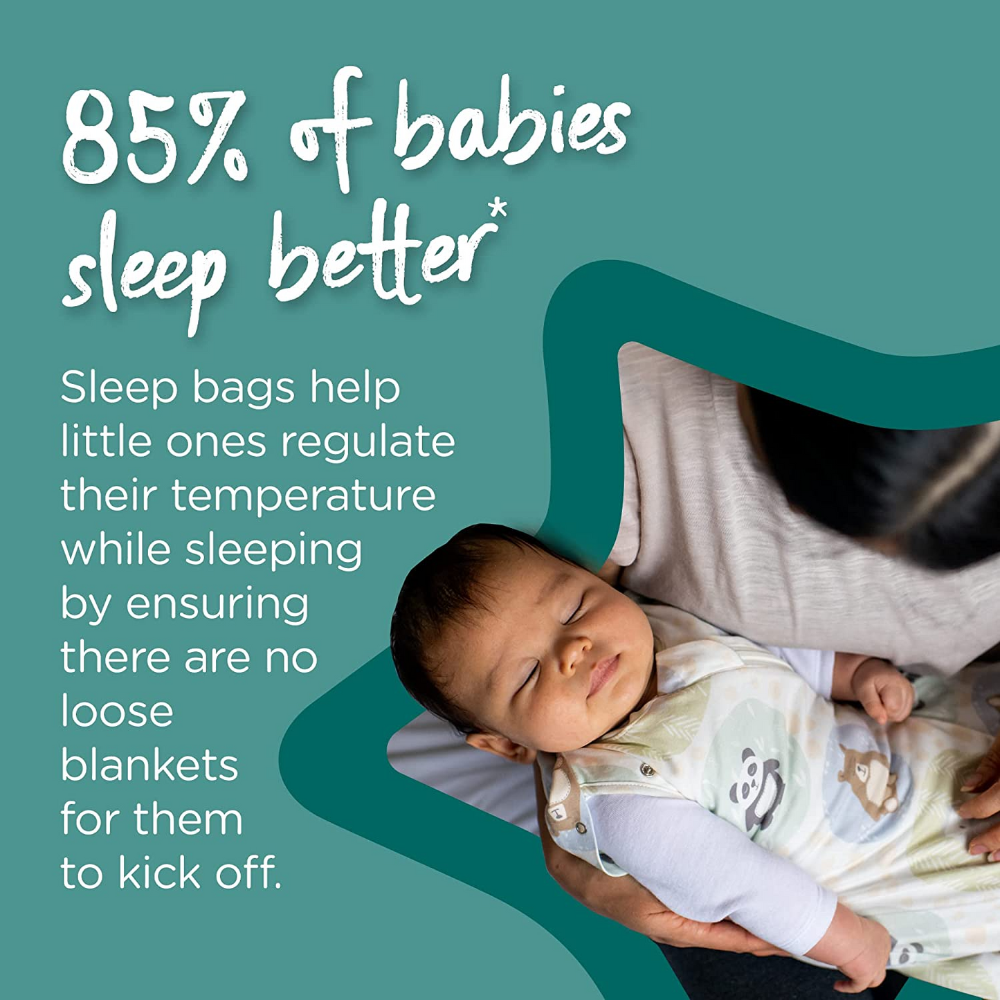Tommee Tippee Saco de dormir para bebês para recém-nascidos, o saco de panos Original Grobag, design saudável para o quadril, tecido rico em algodão macio, 3-6m, 2,5 TOG, Blush