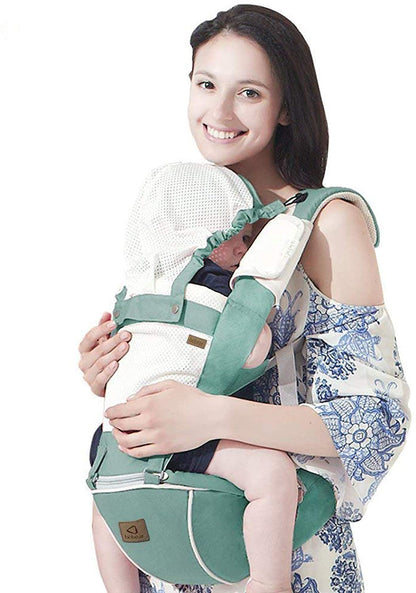 Bebamour Baby Carrier for 0-36 Months - Verde Claro