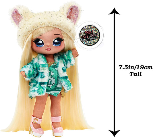 ¡No! ¡No! ¡No! Muñeco Pompón Sorpresa 2 en 1 Glam Serie 1 - Victoria Grand