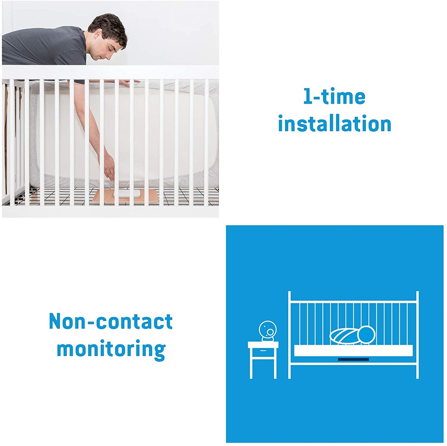 Angelcare Ac127 Babá Eletrônica com Monitor de Movimento do Bebê
