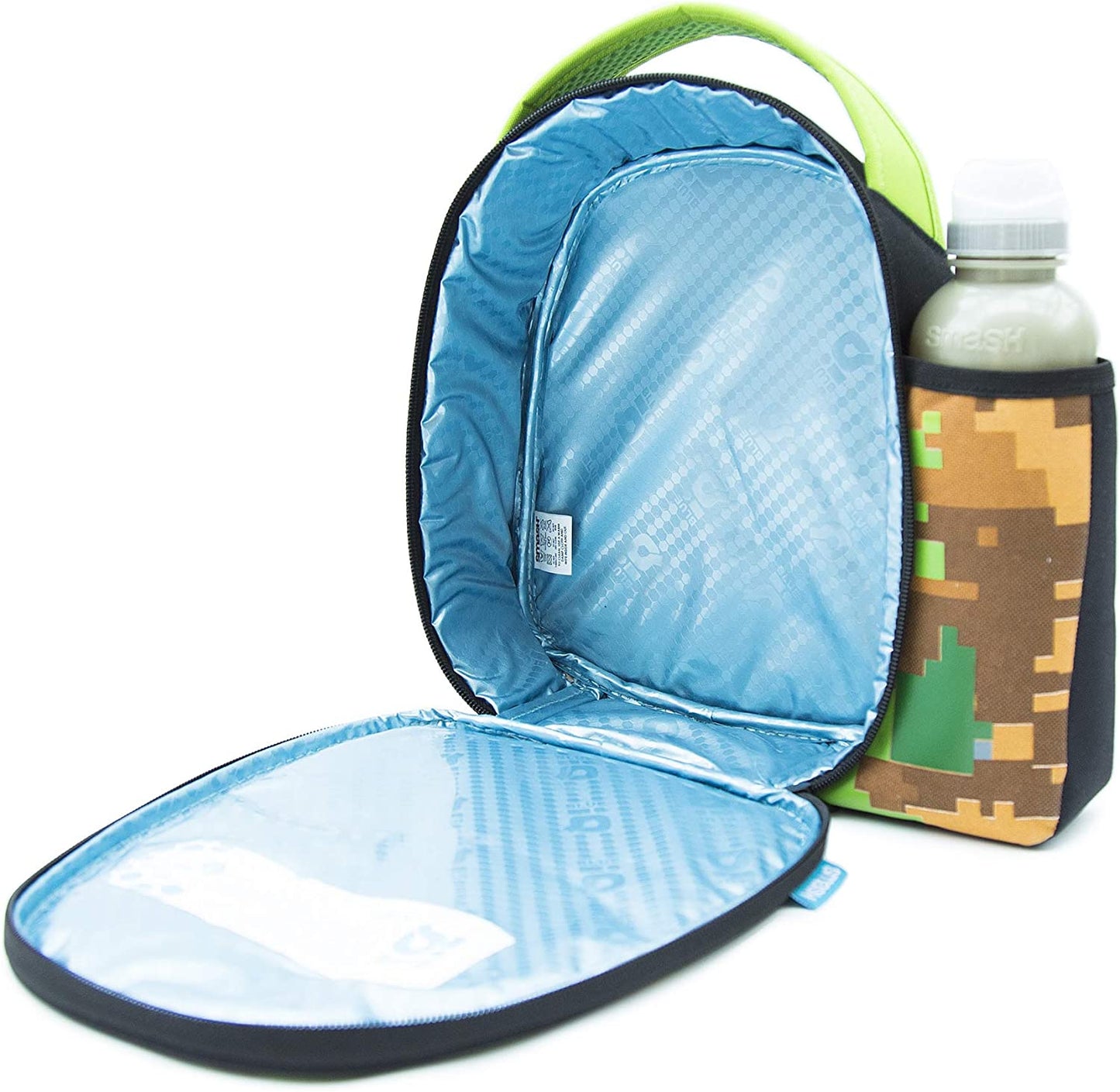 Botella aislante Smash and Lunch Box de 500 ml, tela, camuflaje pixelado, 8,5 cm x 25,5 cm x 25 cm