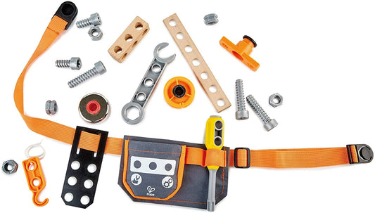 Hape - Cinturón de herramientas científicas para inventores jóvenes - Cinturón integrado - Incluye 3 experimentos