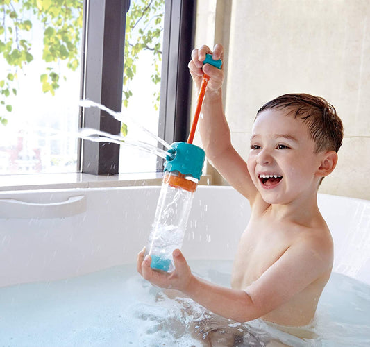 Hape - Rociador de agua con múltiples boquillas - Juguete para bañera y piscina