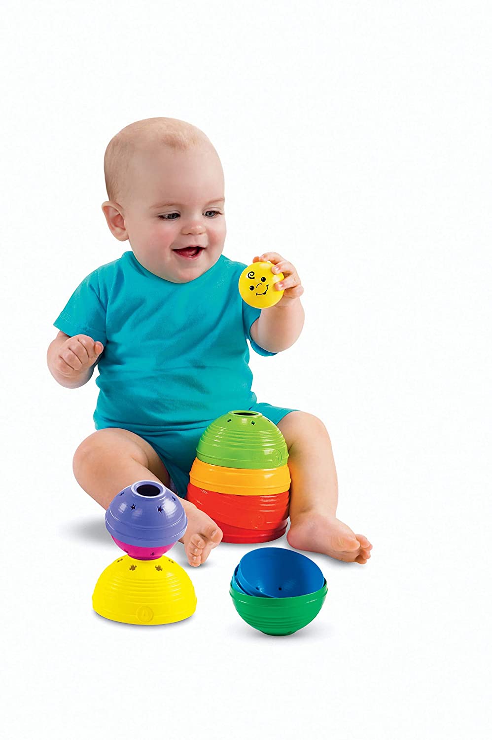Fisher-Price - Brinquedo de empilhamento de bebê