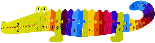 Orange Tree Toys Rompecabezas del Alfabeto de Cocodrilos