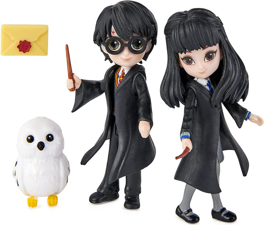 Conjunto de Amizade Harry Potter e Cho Chang de Minis Mágicos do Mundo Mágico