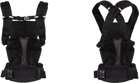Ergobaby - Omni Breeze Carrier Porta-Bebês SoftFlex 20kg+ - 4 posições - Preto Onyx