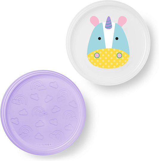 Skip Hop Zoo Smart Serve Plates Pack of 2