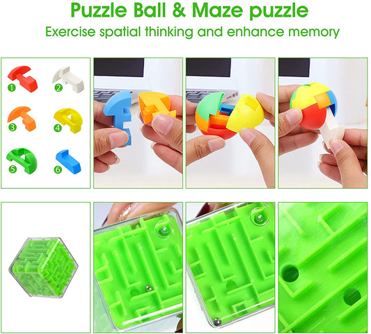 Sensory Fidget - Juego de juguetes sensoriales para niños y adultos para aliviar el estrés