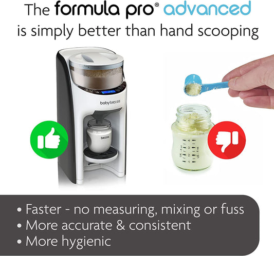 Máquina instantánea y automática Baby Brezza - Mezcla y calienta la fórmula - Blanca - 220W 