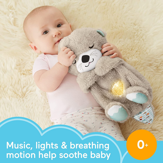 Fisher-Price Lontra Doces Sonhos Hora de Dormir com Luzes e Sons Relaxantes