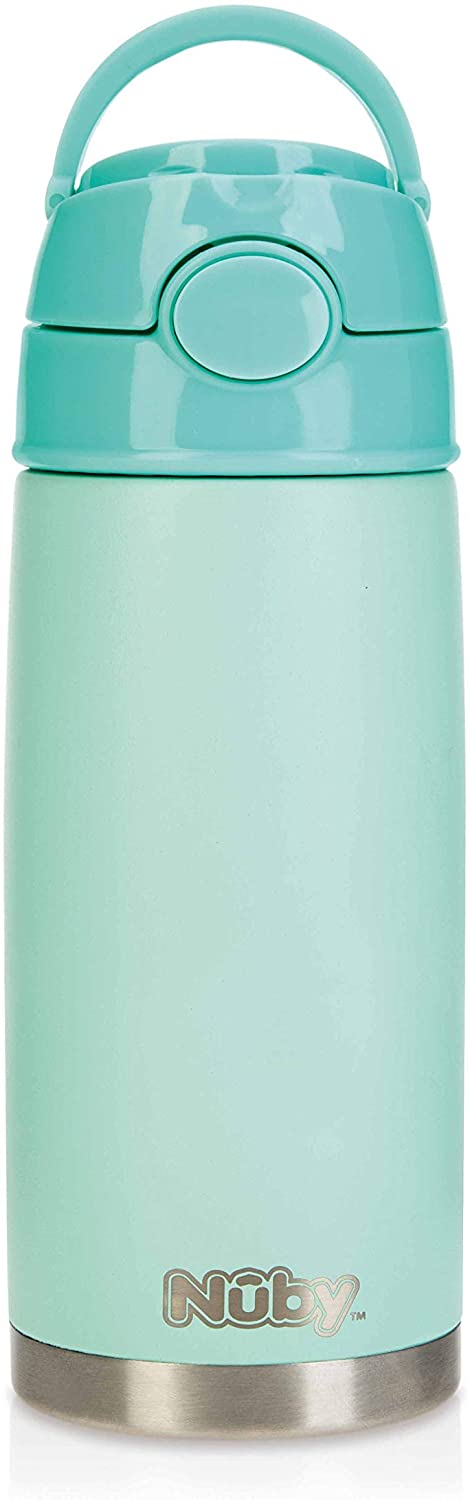 Nuby Botella Acero Inoxidable 300 ml Verde +3 años