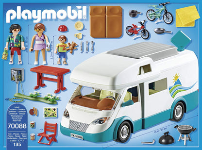 Playmobil 70088 Van da Família e Trailer com Mobília