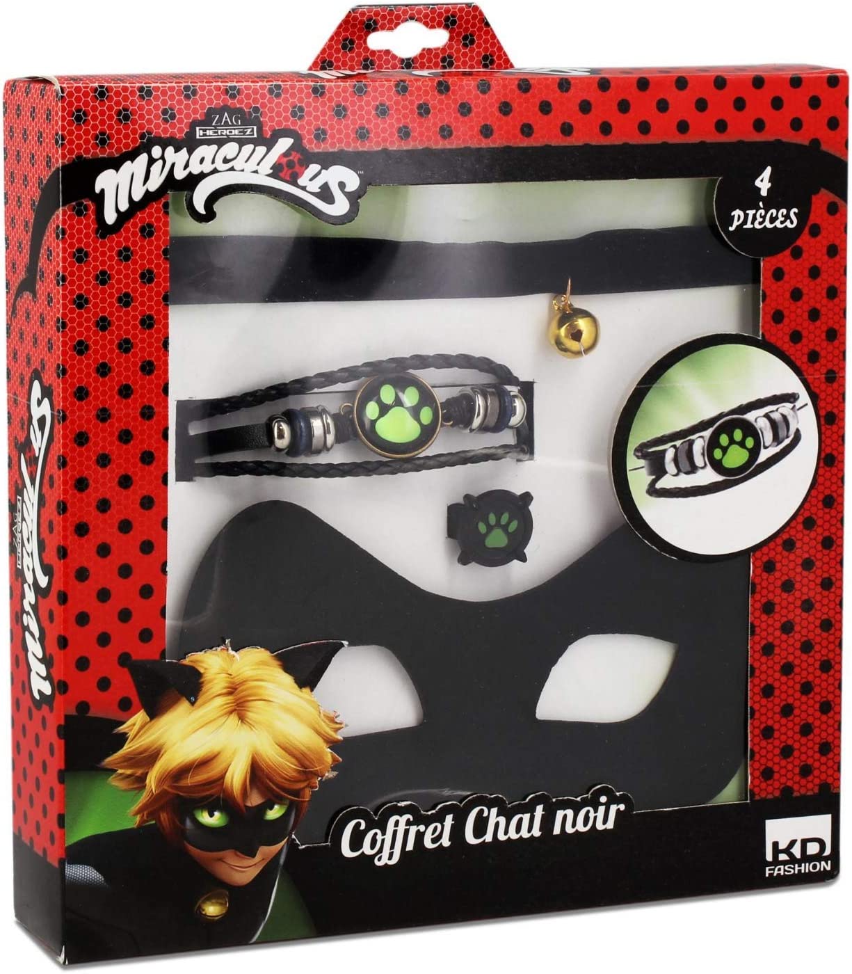 Miraculous T20801 - Máscara de Gato y Joyero