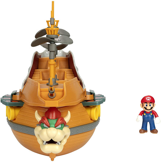 Super Mario Deluxe Juego de dirigible de Bowser 