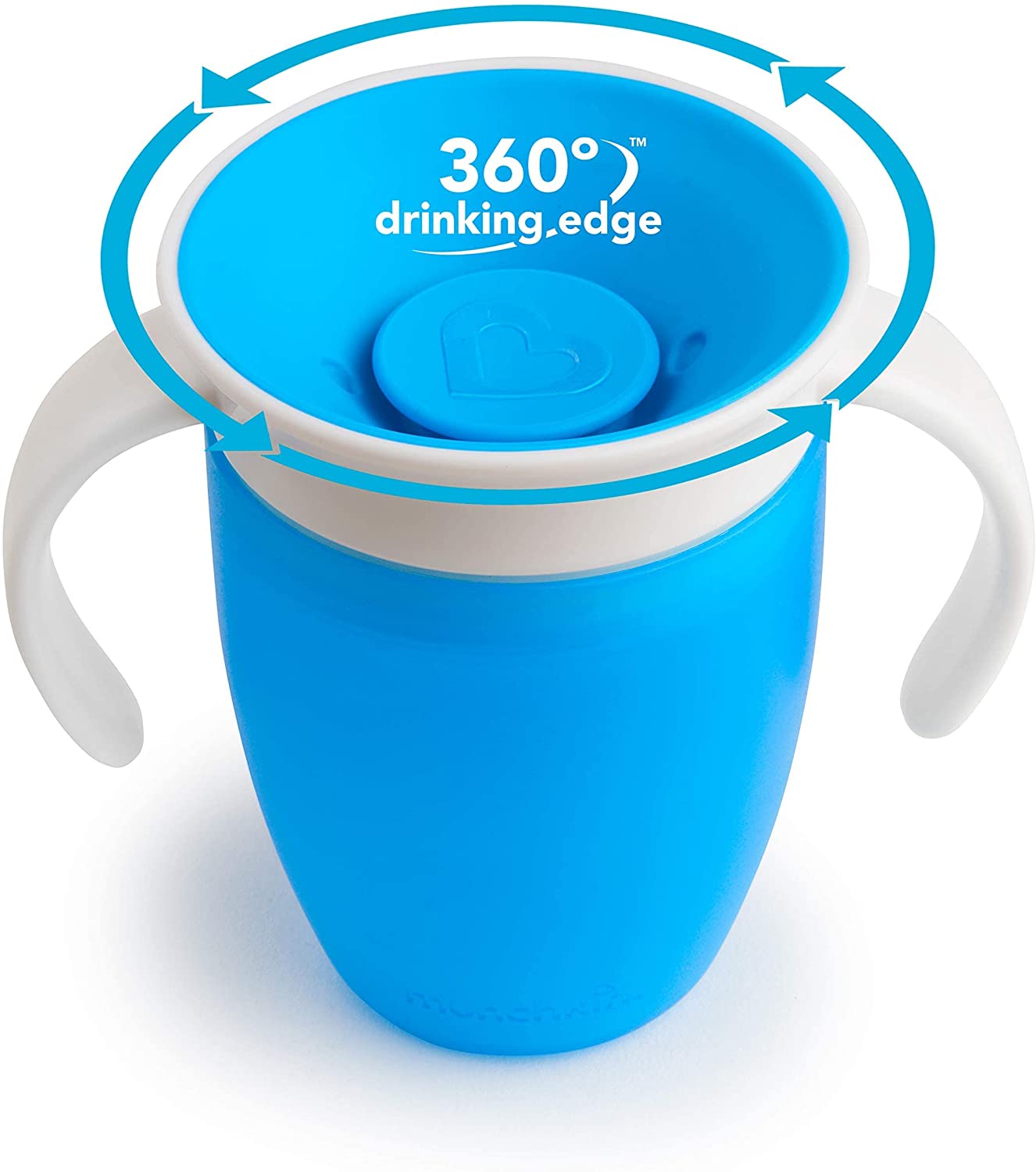 Munchkin Miracle 360 Trainer Cup, azul/rosa, 7 onças, 2 unidades por Munchkin