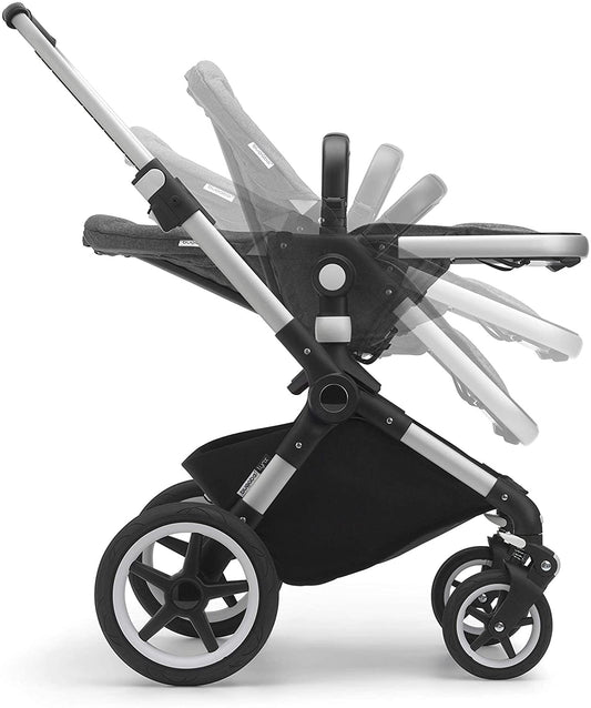 Bugaboo Lynx - Carrinho de bebê preto/cinza