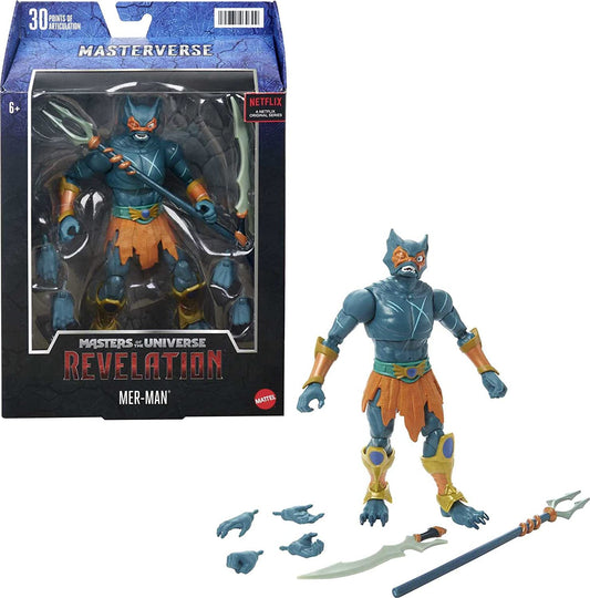 Mestres do Universo - Masterverse Revelation Mer-Man Action Figure 7-in MOTU