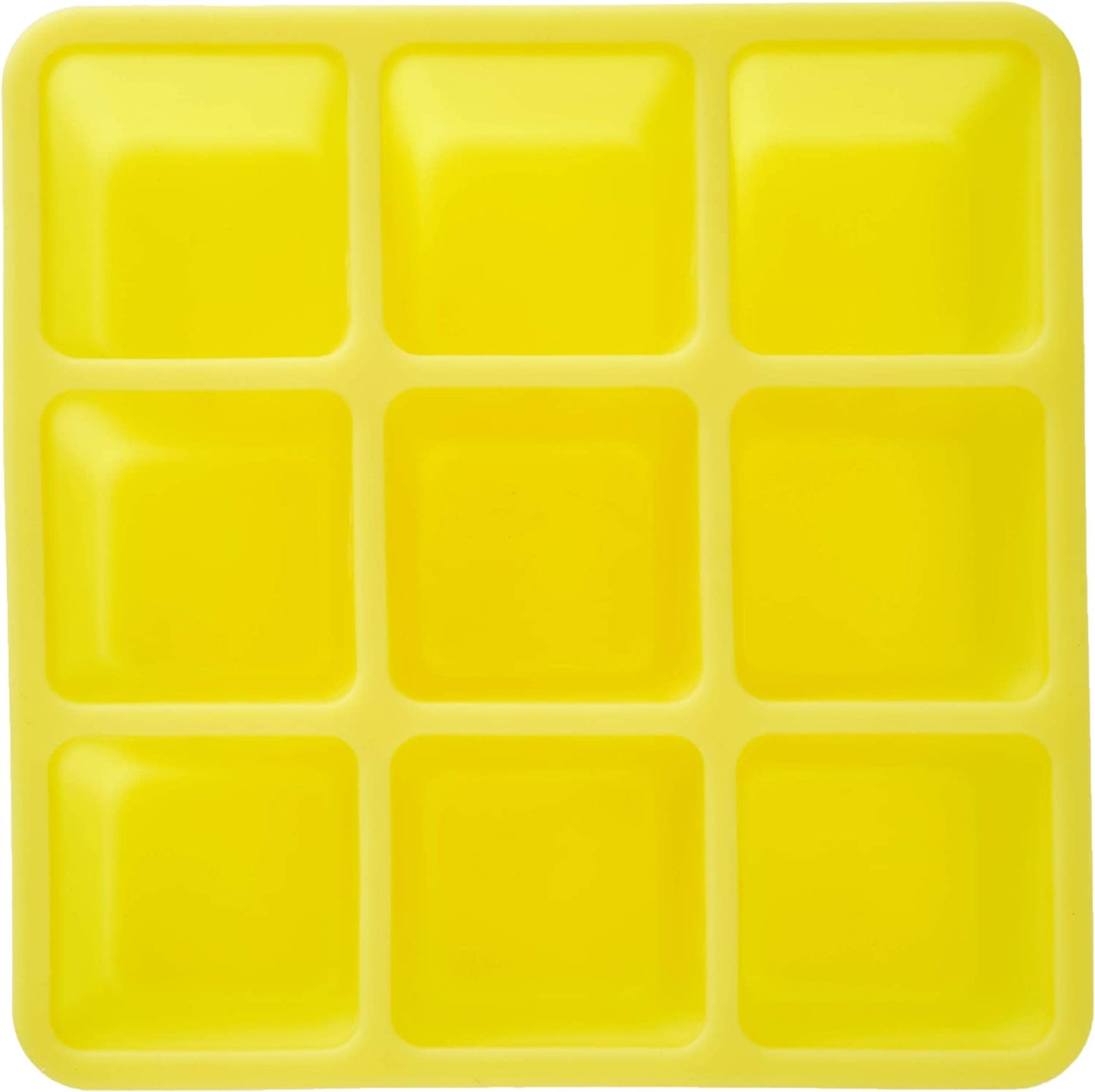 NUK - Bandeja de Cubo de Comida com Tampa para Congelar Comida 60ml -  6 meses+ - Amarelo