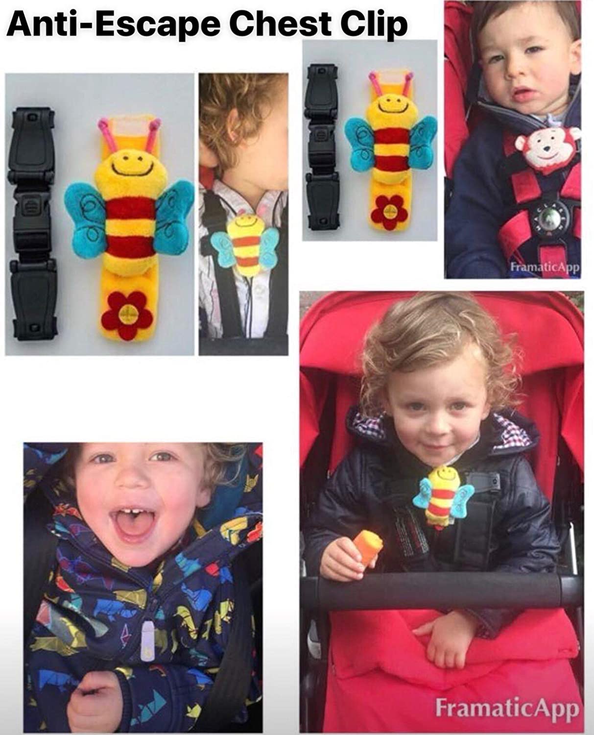 Escape Me Not - Arnês anti-escape para assento de carro