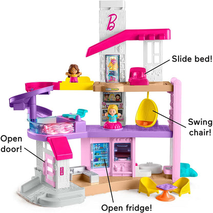 Fisher-Price - Barbie Little DreamHouse - Multilíngue com Luzes e Música