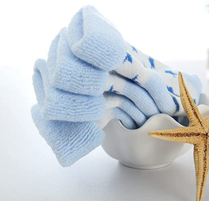 MAMIMAKA unissex bebês meninos Pacote 5 com unidades de meias para e meninas de 0 a 12 meses de quentes de algodão meias