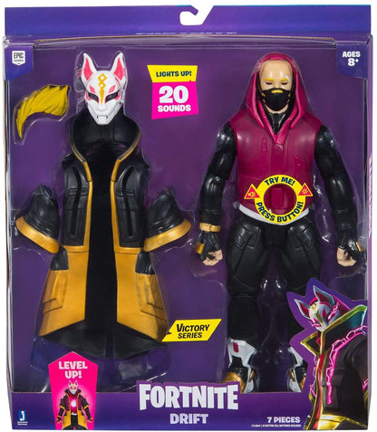 Fortnite - Figura 30cm da série Victory com luzes e sons - Drift