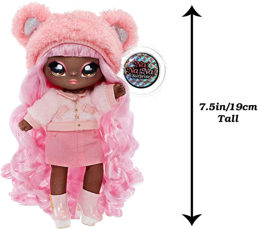 ¡No! ¡No! ¡No! Muñeco Pompón Sorpresa 2 en 1 Glam Serie 1 - California Grizzly