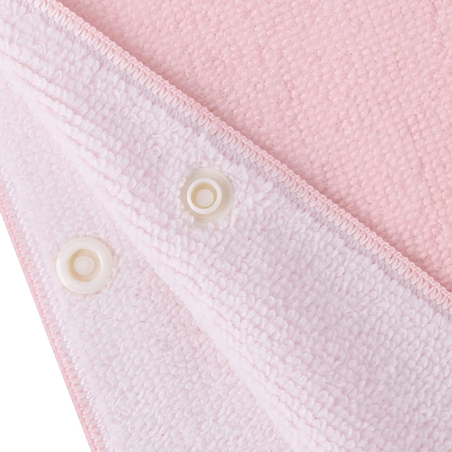 Bebamour - Toallas con capucha 100% Algodón 60x65 - 0-6 años - Conejo Rosa 