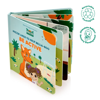Mizzie - Livro para bebês, toque e sinta - Be active