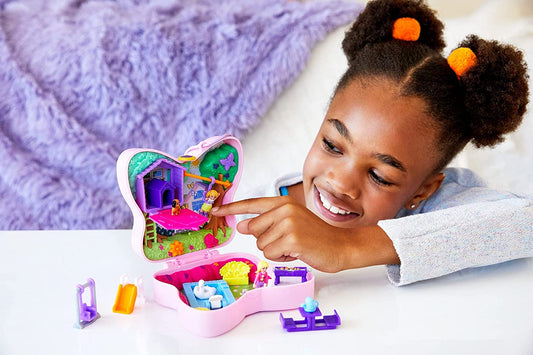 Polly Pocket Borboleta Compacta e bonecos