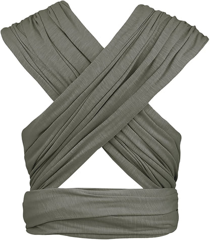 manduca Sling > Olive < Elastic Baby Sling com Certificado GOTS 100% Algodão Orgânico 3 Instruções de Encadernação (Carregador de Barriga, Transportador Cruzado, Transportador de Quadril) para Recém-nascidos e Bebês desde o Nascimento