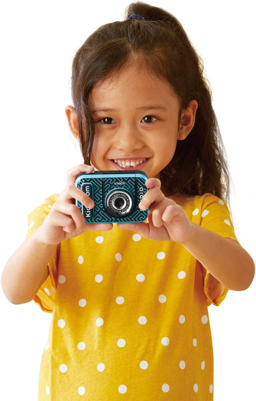 VTech KidiZoom Studio Câmera de Vídeo para Crianças com Jogos Divertidos - Azul